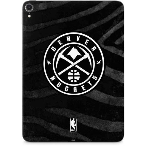 NBA Denver Nuggets Black Animal Print Apple iPad Pro Skin