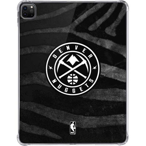 NBA Denver Nuggets Black Animal Print iPad Pro 11in (2024) Clear Case