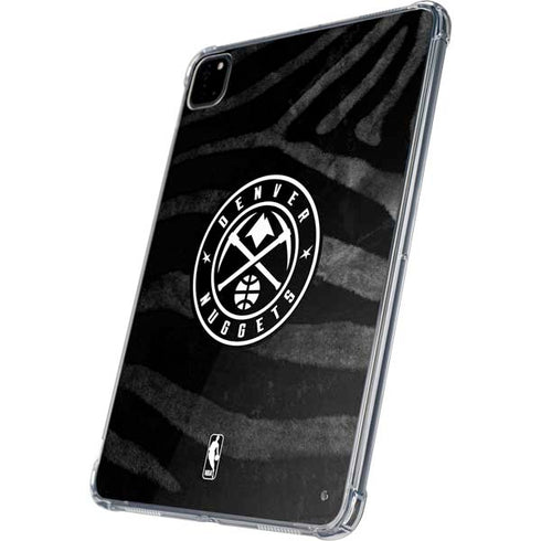 NBA Denver Nuggets Black Animal Print iPad Pro 11in (2024) Clear Case