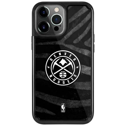 NBA Denver Nuggets Black Animal Print iPhone Cases