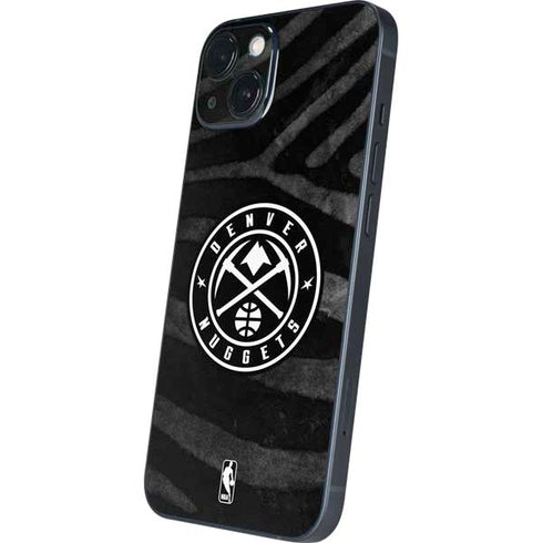NBA Denver Nuggets Black Animal Print iPhone Skins