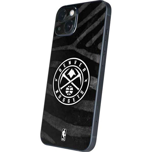 NBA Denver Nuggets Black Animal Print iPhone 15 Skin