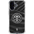 NBA Denver Nuggets Black Animal Print iPhone 16 Plus Clear Case