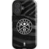 NBA Denver Nuggets Black Animal Print iPhone 16 Plus Impact Case