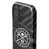 NBA Denver Nuggets Black Animal Print iPhone 16 Plus Impact Case