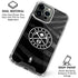 NBA Denver Nuggets Black Animal Print iPhone 16 Pro Clear Case