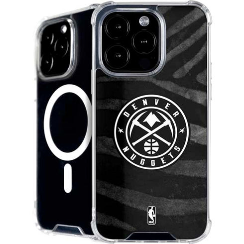 NBA Denver Nuggets Black Animal Print iPhone 16 Pro Max MagSafe Case