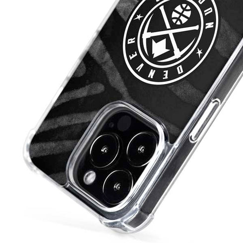NBA Denver Nuggets Black Animal Print iPhone 16 Pro Max MagSafe Case
