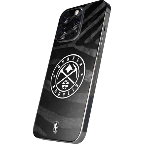 NBA Denver Nuggets Black Animal Print iPhone 16 Pro Skin