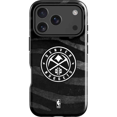 NBA Denver Nuggets Black Animal Print iPhone 18 Pro Max Impact Case