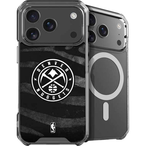 NBA Denver Nuggets Black Animal Print iPhone 18 Pro Max MagSafe Case