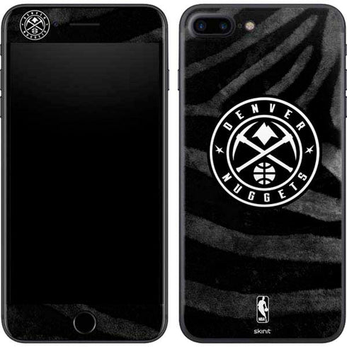 NBA Denver Nuggets Black Animal Print iPhone 7 Plus Skin