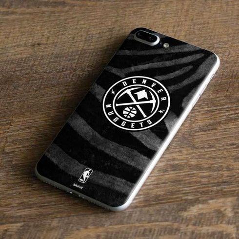 NBA Denver Nuggets Black Animal Print iPhone 7 Plus Skin