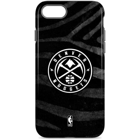 NBA Denver Nuggets Black Animal Print iPhone Cases