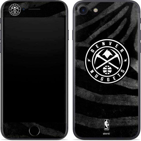 NBA Denver Nuggets Black Animal Print iPhone 7 Skin