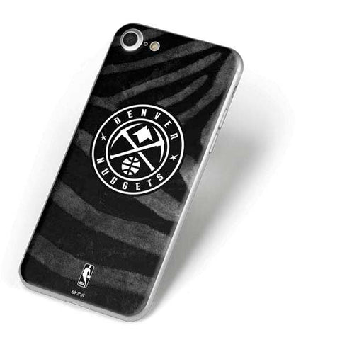 NBA Denver Nuggets Black Animal Print iPhone 7 Skin