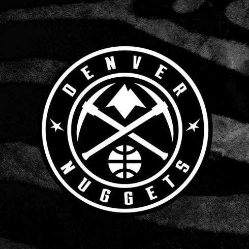 NBA Denver Nuggets Black Animal Print iPhone XS Skin