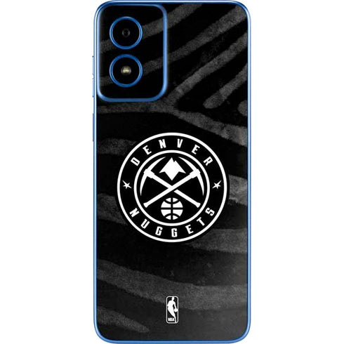 NBA Denver Nuggets Black Animal Print Moto G Play 4G (2024) Skin