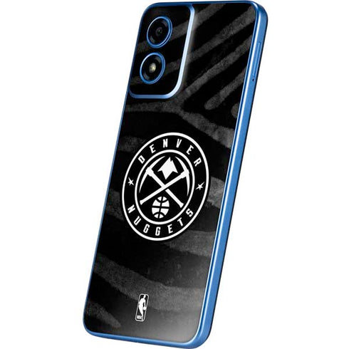 NBA Denver Nuggets Black Animal Print Moto G Play 4G (2024) Skin