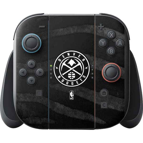 NBA Denver Nuggets Black Animal Print Nintendo Switch 2 (2025) with Joy-Con Skin