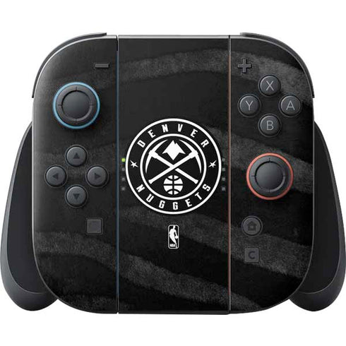 NBA Denver Nuggets Black Animal Print Nintendo Switch 2 (2025) Joy-Con Controller Skin