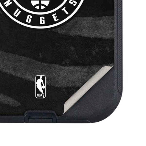 NBA Denver Nuggets Black Animal Print Otterbox Defender iPhone Skin
