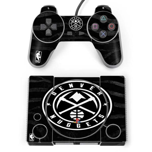NBA Denver Nuggets Black Animal Print PlayStation Classic Bundle Skin