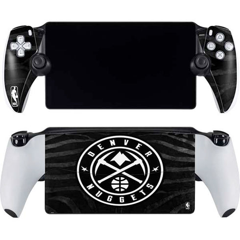 NBA Denver Nuggets Black Animal Print PlayStation PS5 Skins