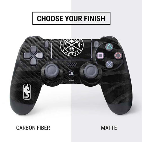 NBA Denver Nuggets Black Animal Print PS4 Controller Skin
