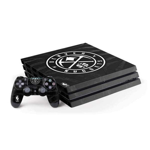NBA Denver Nuggets Black Animal Print PS4 Pro Bundle Skin