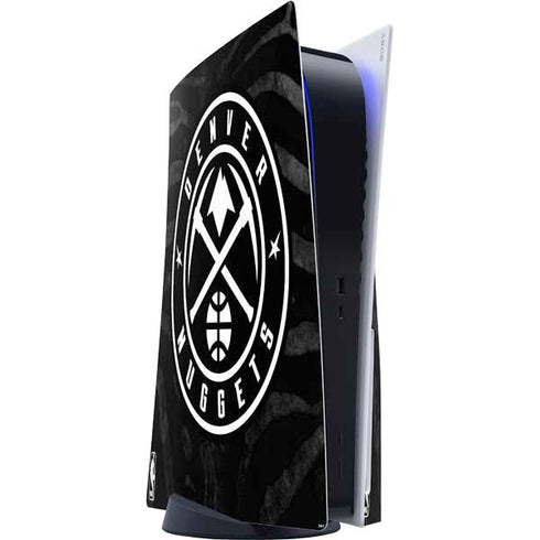 NBA Denver Nuggets Black Animal Print PlayStation PS5 Skins