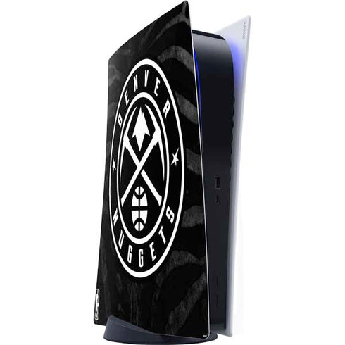 NBA Denver Nuggets Black Animal Print PlayStation PS5 Skins
