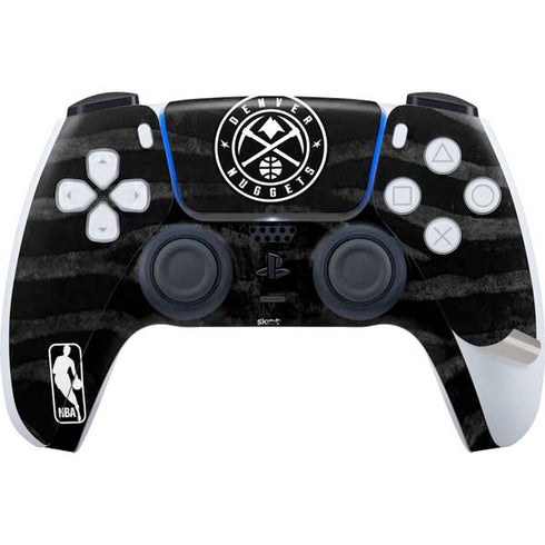 NBA Denver Nuggets Black Animal Print PS5 Pro Bundle Skin