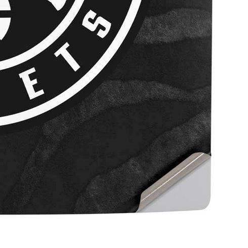 NBA Denver Nuggets Black Animal Print PS5 Pro Disk Console Skin