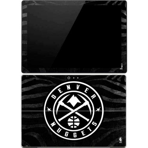 NBA Denver Nuggets Black Animal Print Surface Pro 4 Skin