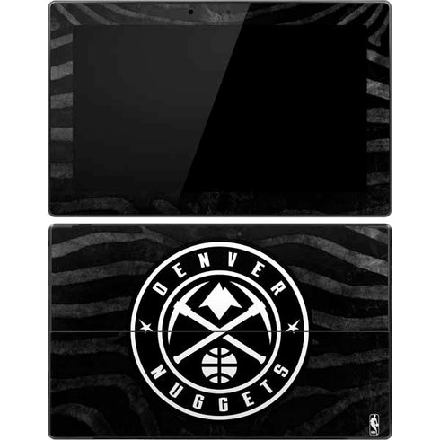 NBA Denver Nuggets Black Animal Print Surface Pro Tablet Skin