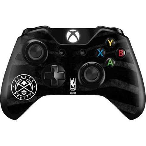 NBA Denver Nuggets Black Animal Print Xbox One Controller Skin