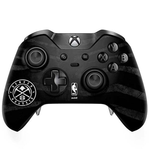 NBA Denver Nuggets Black Animal Print Xbox One Elite Controller Skin