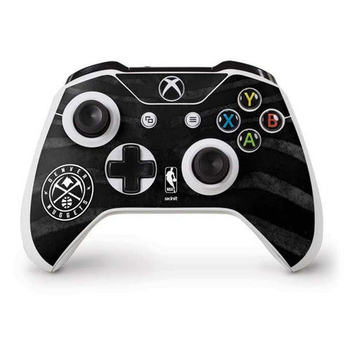 NBA Denver Nuggets Black Animal Print Xbox One S Controller Skin