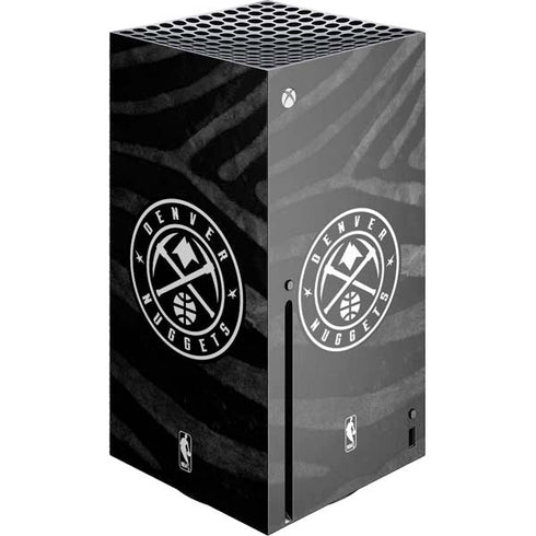 NBA Denver Nuggets Black Animal Print Xbox Series X Skins