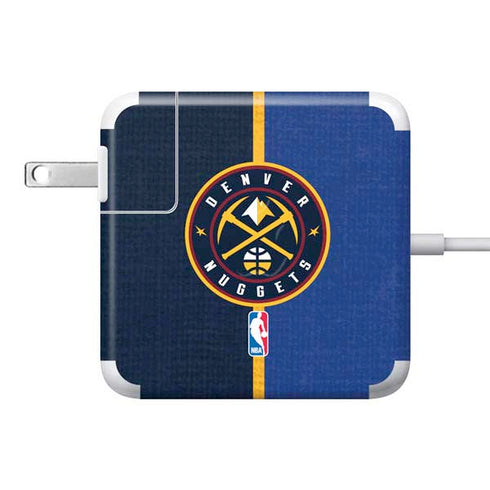 NBA Denver Nuggets Canvas 85W Power Adapter (15 and 17 inch MacBook Pro Charger) Skin