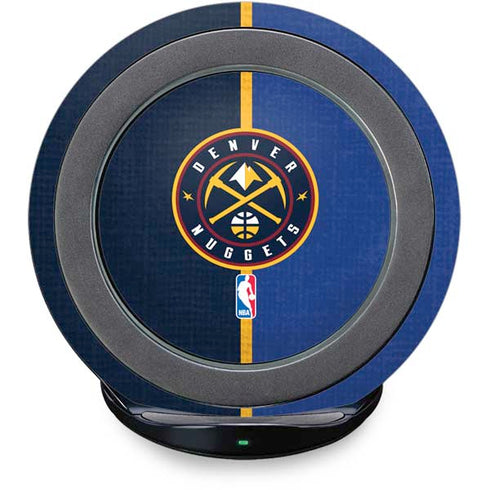 NBA Denver Nuggets Canvas Fast Charge Wireless Charging Stand Skin