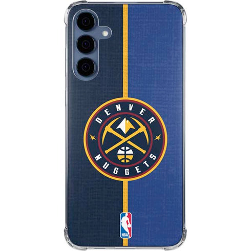 NBA Denver Nuggets Canvas Galaxy A35 5G Clear Case