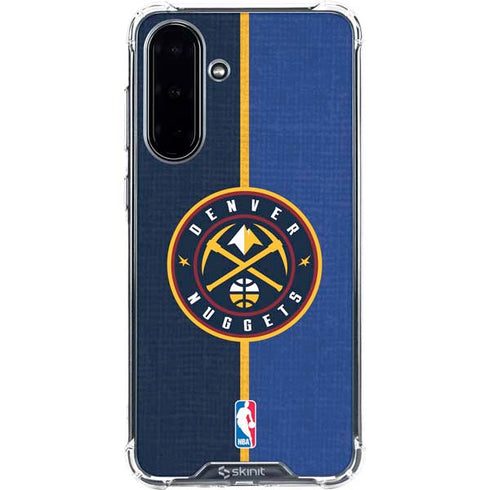 NBA Denver Nuggets Canvas Galaxy A36 5G Clear Case