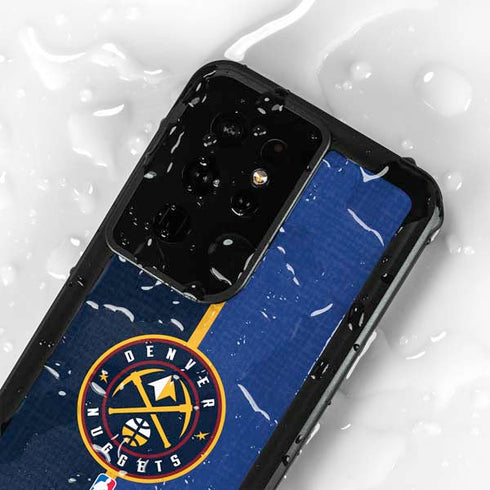 NBA Denver Nuggets Canvas Galaxy S24 Ultra Waterproof Case