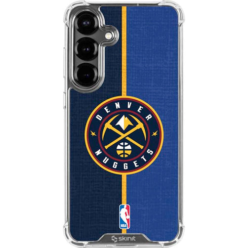 NBA Denver Nuggets Canvas Galaxy S26 Clear Case