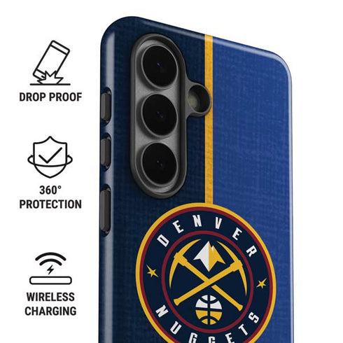 NBA Denver Nuggets Canvas Galaxy S26 Plus Impact Case