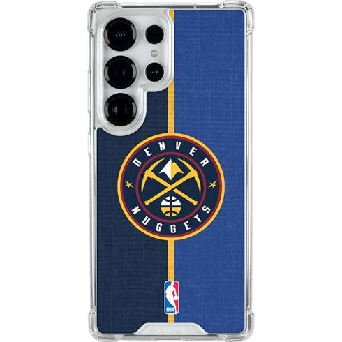 NBA Denver Nuggets Canvas Galaxy S26 Ultra Clear Case