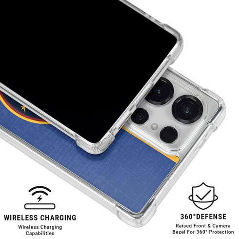 NBA Denver Nuggets Canvas Galaxy S26 Ultra Clear Case