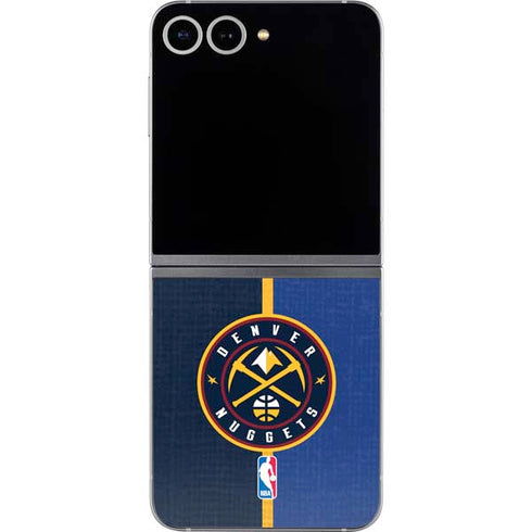 NBA Denver Nuggets Canvas Galaxy Z Flip6 Skin